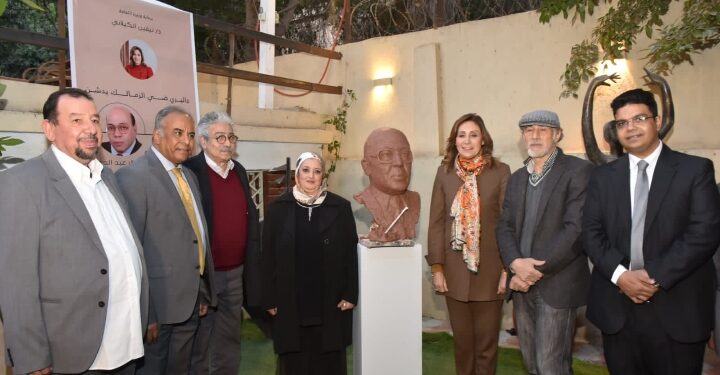 وزيرة الثقافة تشهد انطلاق صالون شاكر عبد الحميد الثقافي وتزيح الستار عن تمثال يخلد مسيرة عطائه