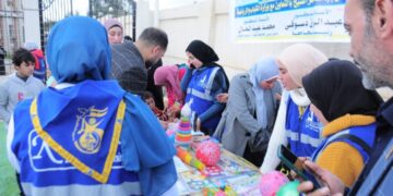 جامعة كفر الشيخ تنظم قافلة طفولية طبية توعوية ترويحية لقرية بني بكار