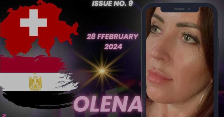 الموديل السويسرية اولينا ضيف شرف حفل توقيع كتاب مطبخ وفاشون اخبار العرب العدد الجديد