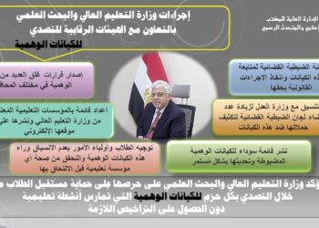 التعليم العالي : استمرار المواجهة الحاسمة للكيانات الوهمية