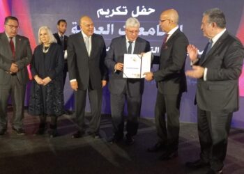 وزير التعليم العالي يشهد فعاليات حفل توزيع شهادات التصنيف العربي للجامعات 2023م