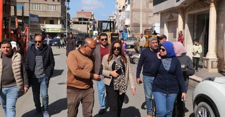 محافظ دمياط تختتم جولة اليوم بمتابعة أعمال رد الشئ لاصله بمدينة دمياط وتُعلن انتهاء تلك الأعمال بكفر سعد