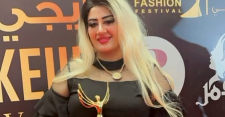 إطلالة رائعة لخبيرة التجميل ميرو سمير في مهرجان (Egy Makeup)