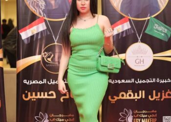 إطلالة مبهرة لخبيرة التجميل دنيا علاء في مهرجان (Egy Makeup