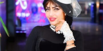 مصممة الأزياء و الإعلامية أسماء المهدي بإطلالة تخطف الأنظار بفستان من تصميمها في مهرجان(Egy Makeup)