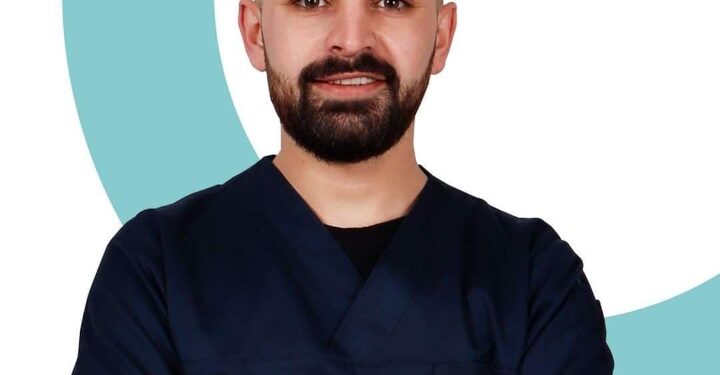 الفنانة دعاء وعل في زيارة لعيادة الدكتور محمود اللوزي للاسنان