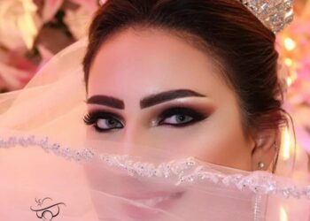 إطلالة رائعة للموديل إسراء جمال بفستان الزفاف في مهرجان (Miss Makeup