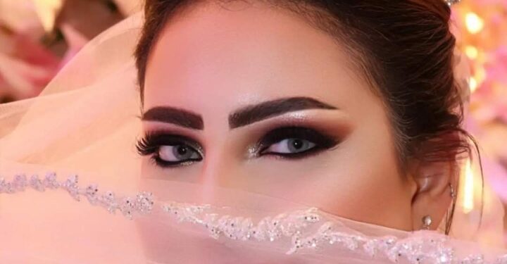 إطلالة رائعة للموديل إسراء جمال بفستان الزفاف في مهرجان (Miss Makeup