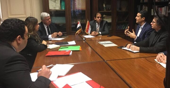 وزير التعليم العالي يعقد اجتماعا مع رئيس كلية الذكاء الاصطناعي الفرنسية AIvancity