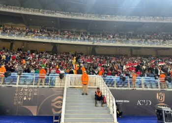 بخطة الدوائر الأمنية.. تأمين 30 ألف مشجع بمباراة منتخب مصر ..صور