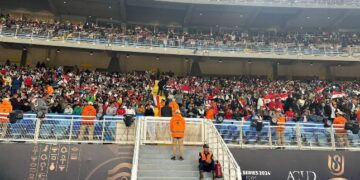 بخطة الدوائر الأمنية.. تأمين 30 ألف مشجع بمباراة منتخب مصر ..صور