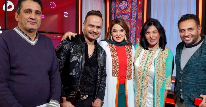 اسرار الجمال وهاني فاروق في حاله من التوهج والجمال في قعدة مادلين علي قناة الحدث اليوم