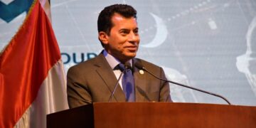 وزيرا التعليم العالي والشباب والرياضة يشهدان احتفالية رمضانية بجامعة حلوان