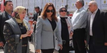 محافظ دمياط تشهد استلام ٥ آلاف كرتونة مواد غذائية فى إطار مبادرة وزارة التضامن الاجتماعي و بنك الطعام المصرى لدعم الأسر الأكثر احتياجًا