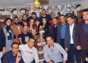 دوللى شاهين تحتفل بانتهاء من مونتاج كليب دوللي ست البنات ست