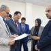 الزبيدي يتفقد اللجنة المركزية المكلفة بإدارة الإمتحانات التقويمية لكليات التقنيات الصحية والطبية الحكومية والأهلية
