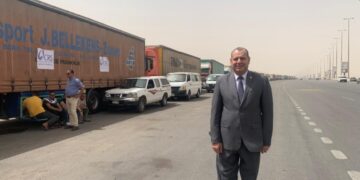 تنفيذا لتوجيهات الرئيس السيسي  ..  التموين تطلق أكبر قافلة من المساعدات لأهالي قطاع غزة منذ بداية الأحداث