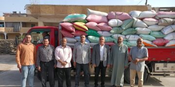 تموين كفر الشيخ  : اجمالي توريد القمح المحلي حتى صباح السبت 20 ابريل 2608 طن و 444 كجم