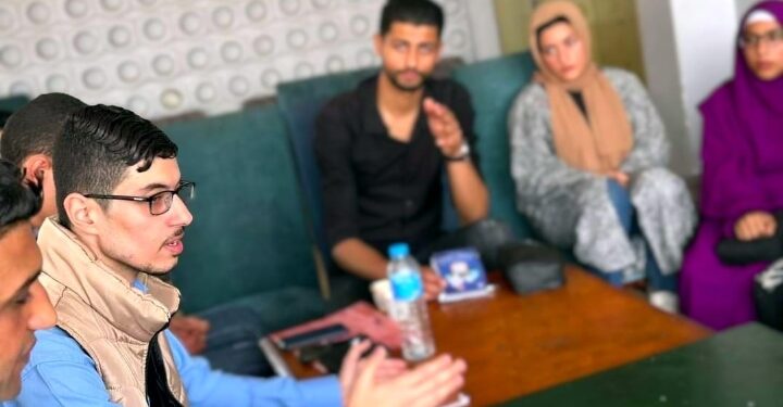 اجتمع حازم عيسى الأمين العام لقادة شباب مصر للتنمية محافظة كفرالشيخ