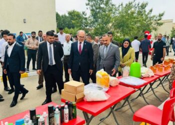 الكلية التقنية المسيب تنظم المعرض والبازار الاول