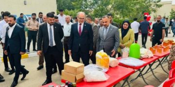 الكلية التقنية المسيب تنظم المعرض والبازار الاول
