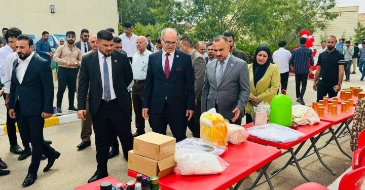 الكلية التقنية المسيب تنظم المعرض والبازار الاول