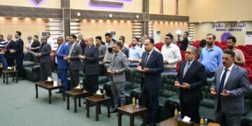 جامعة الفرات الأوسط التقنية تنظم ندوة علمية حوارية بعنوان “المعاناة تولد الابتكار الدكتور غسان محمد العراقي انموذجاً