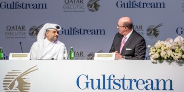 القطرية لطائرات رجال الأعمال هي المشغل الوحيد حالياً لطائرة جلفستريم G700