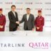 الخطوط الجوية القطرية أول شركة توفر خدمة Starlink للاتصال اللاسلكي المجاني بالإنترنت على متن رحلاتها الجوية