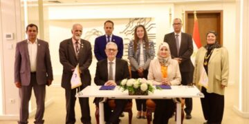 معهد بحوث الإلكترونيات يوقع بروتوكول تعاون علمي مُشترك مع الاتحاد العربي للتنمية المُستدامة والبيئة