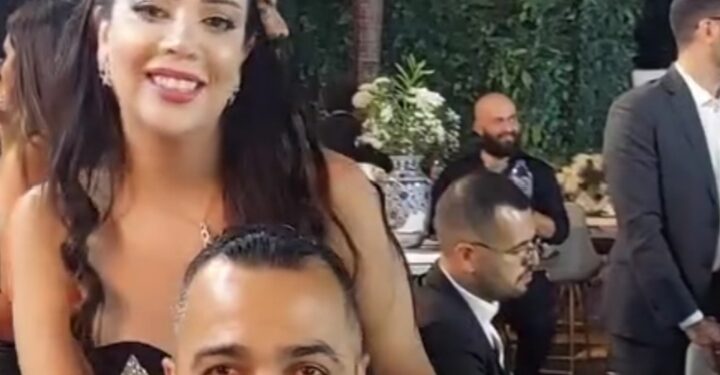 حضور مارسيل الزغبي وزوجته خطوبه نجل داليا مطر في القاهرة