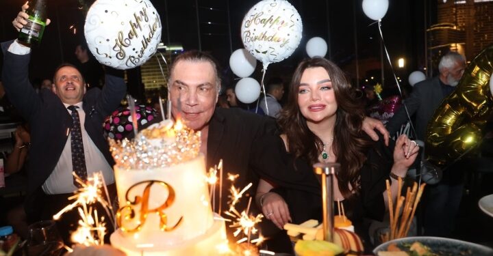 دراز يحتفل بعيد ميلاد زوجته بحضور نجوم المجتمع والاعمال