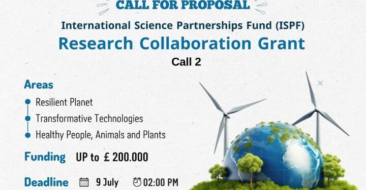 هيئة تمويل العلوم والتكنولوجيا والابتكار تُعلن عن فتح باب التقدم للنداء الثاني لبرنامج ” تمويل الشراكات العلمية الدولية