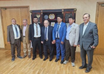 زيارة قطاع المقاولين والموردين  اليمني للإتحاد المصري للبناء والتشييد واتحاد المقاولين العرب بشأن إعادة إعمار اليمن