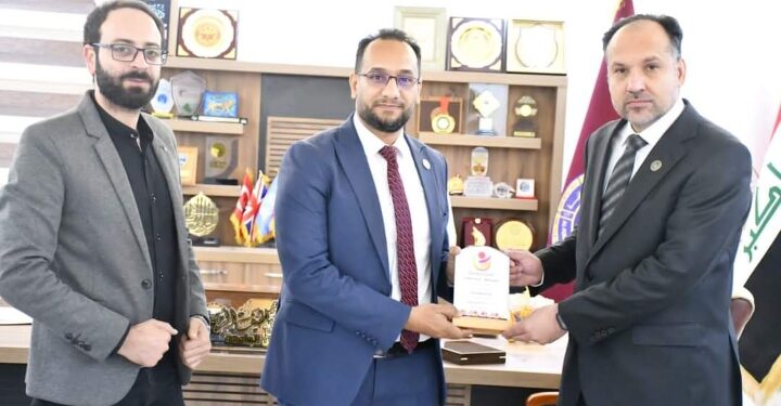 مؤسسة كينتس ماب فرع العراق للحساب الذهني تكرم جامعة الفرات الأوسط التقنية
