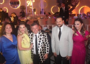 حضور الفنان الكبير ورجل الاعمال عماد زياده حفل خطوبه ابنه رجل الأعمال باسل سماقيه