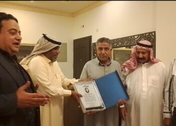 تكريم زياد الجهنى أبو طارق درع الاصالة