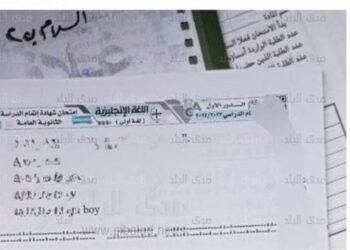 مصور امتحانات الثانوية العامة 2024 في مادة اللغة الإنجليزية.. مطلعش طالب