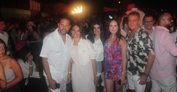 حضور النجم والفنان عماد زياده حفل المطرب عمرو دياب في الساحل الشمالي