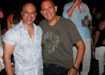 حضور الدكتور ياسر عبدالمقصود حفل المطرب عمرو دياب في الساحل الشمالي