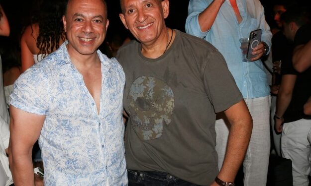 حضور الدكتور ياسر عبدالمقصود حفل المطرب عمرو دياب في الساحل الشمالي