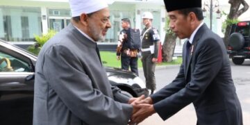رئيس اندونيسيا يستقبل شيخ الأزهر في القصر الرئاسي بالعاصمة الإندونيسية جاكرتا