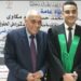 د. ابتسام تميم تهنىء د.حسن مكاوي بمناسبة حصول نجله علي درجة الدكتوراة