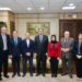 محافظ دمياط يستقبل أمين عام حزب  مستقبل وطن وممثلى الحزب بالمحافظة لتلقى التهنئة بمناسبة توليه مهام منصبه