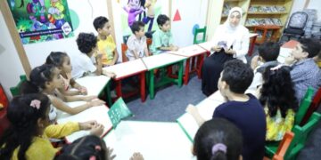 جناح الأزهر بمعرض الإسكندرية للكتاب يستكمل سلسلة “ورش حكي” بتناول كتاب” الأطفال يسألون الإمام