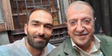 الفنان دريد لحام في لقاء مميز مع الإعلامي محمد حاج علي في تلفزيون Ltv خلال زيارته إلى حلب لحضور العرض الأول لفيلم الحكيم