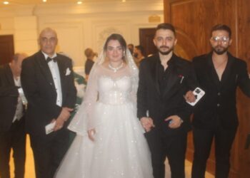 دوللي وأمينة ونجوم الفن في حفل زفاف ابنة محمود عبد الستار