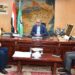 محافظ الفيوم يناقش مع وفد هيئة الاستشعار من البُعد سبل تعزيز التعاون في التنمية الزراعية والسياحية والعمرانية