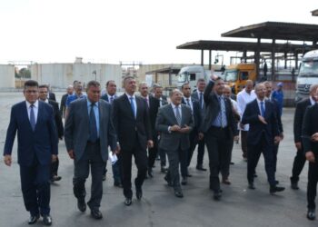 وزير التموين والتجارة الداخلية يتفقد محطة الزيوت والشحوم بالمكس والتابعة للشركة القابضة للصناعات الغذائية