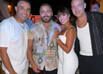 اقيم مساء يوم السبت عيد ميلاد دكتور محمود سيد برفقه زوجته علياء صبحي بأكبر الأماكن في الساحل الشمالي